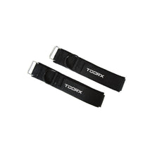Coppia cavigliera trazioni con anello chiusura velcro