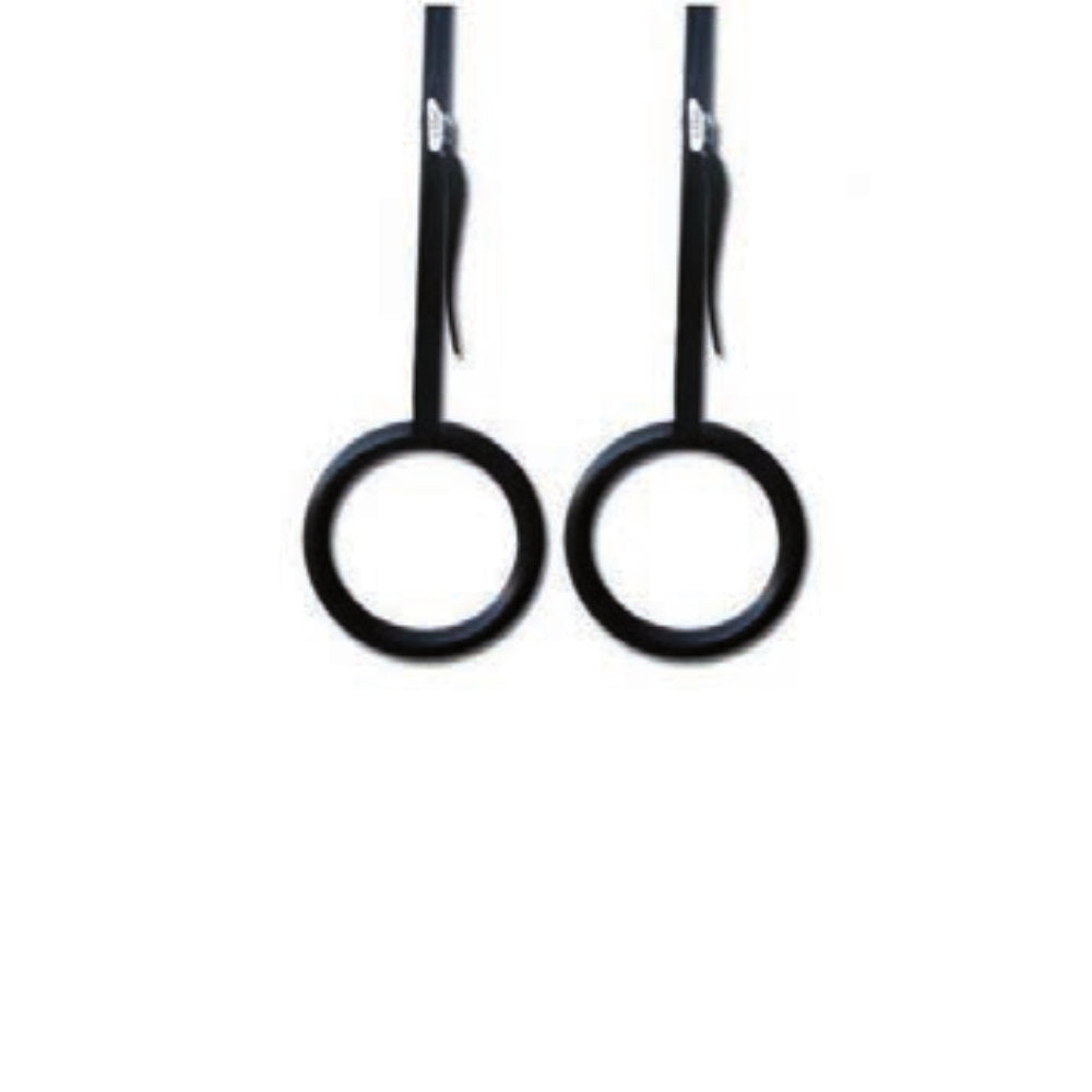 Coppia anelli ginnastica e cinghie nylon regolabili