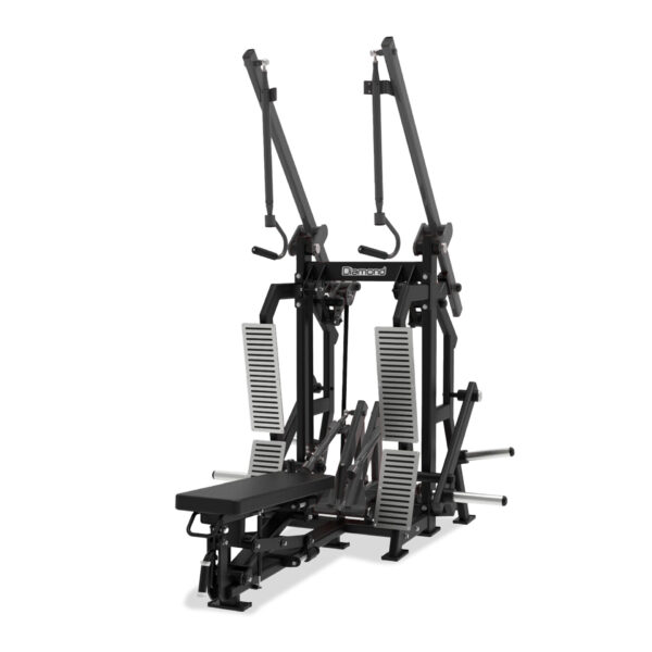 Combo lat pulldown pulley row